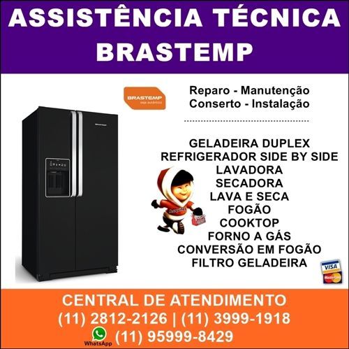 Assistencia Tecnica para Geladeira Brastemp Santa Cecilia  596700