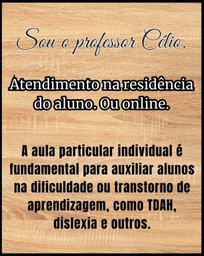 Aula particular de matemática física ou português  744126