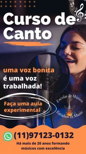 Aulas de Canto popular na zona leste de São Paulo 745288