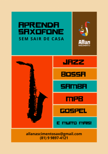 Aulas de Saxofone Online para todo o Brasil 747409