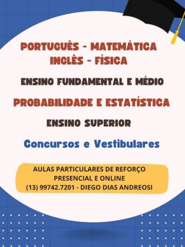 Aulas Particulares de Reforço - Presencial e Online - Baixada Santista 770460