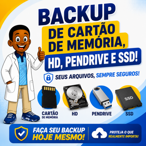 Backup De Cartão De Memória Hd Pendrive e Ssd Em Salvador Ba 783901