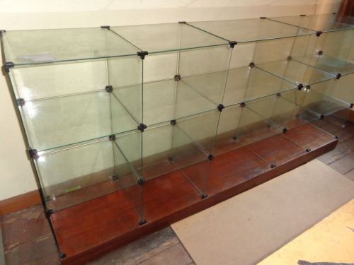 Balcões de vidro modulado para atendimento loja e feiras  558631