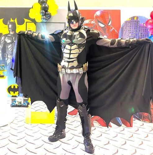 Batman personagem vivo cosplay festa infantil 787578