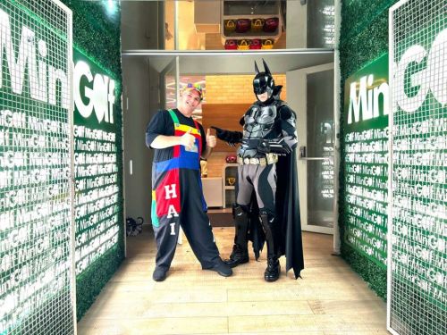 Batman personagem vivo cosplay festa infantil 787579