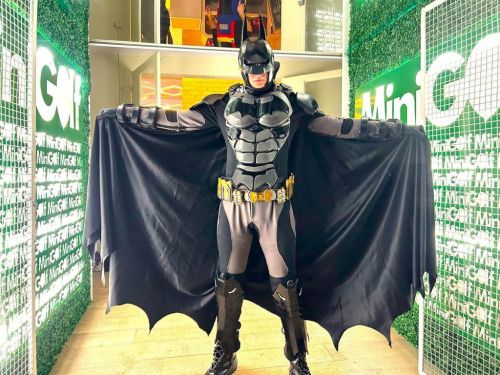 Batman personagem vivo cosplay festa infantil 787580