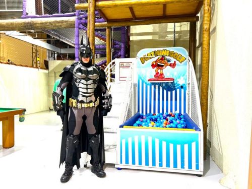 Batman personagem vivo cosplay festa infantil 787583