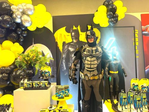 Batman personagem vivo cosplay festa infantil 787585