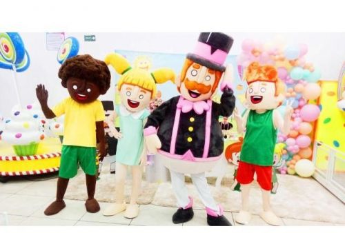 Bita personagens vivos cosplay Festa infantil 786945