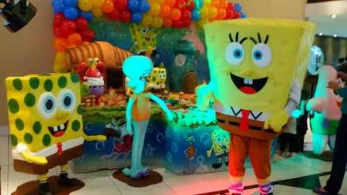 Bob Esponja Cover Personagens Vivos Animação Festas Infantil 323331