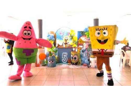 Bob Esponja personagens vivos cosplay Festa infantil 786984