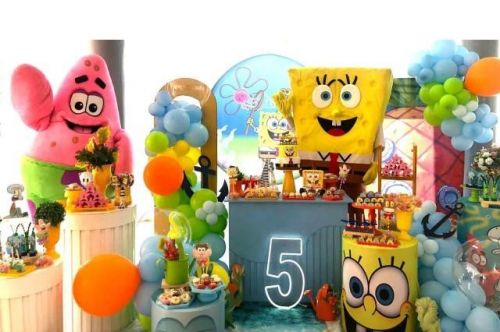Bob Esponja personagens vivos cosplay Festa infantil 786985