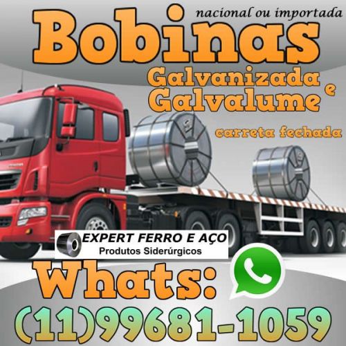 Bobina Galvanizada Bobina Galvalume Bz Bzn Bgl Zincada Zincalume Todo Brasil 498784