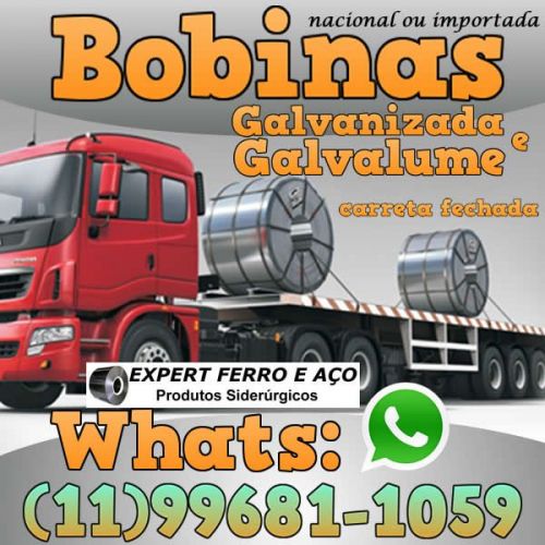 Bobina Galvanizada Bobina Galvalume Bz Bzn Bgl Zincada Zincalume Todo Brasil 498784