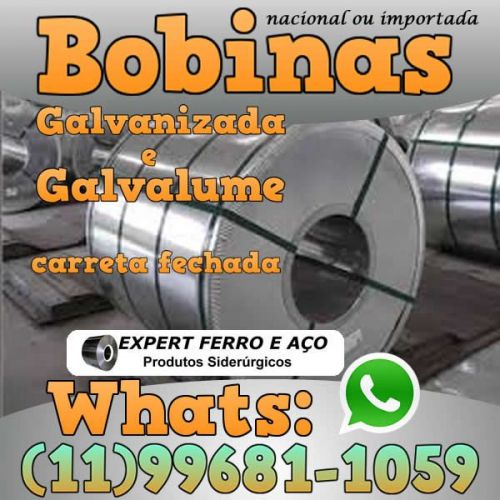 Bobinas de Chapa Galvanizada Galvalume Zincada Aço Carbono Expert Ferro e Aço Distribuidor  fabricar telhas metalicas dry wall slitter steel frame 499095