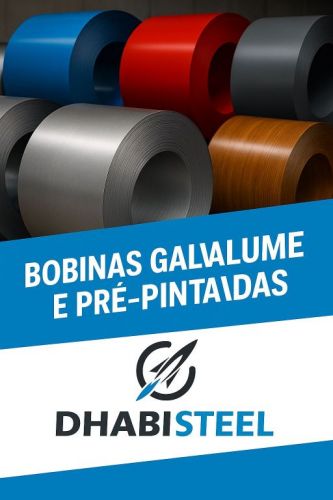 Bobinas Galvalume e Pré-pintadas - Dhabi Steel Brasil 753436