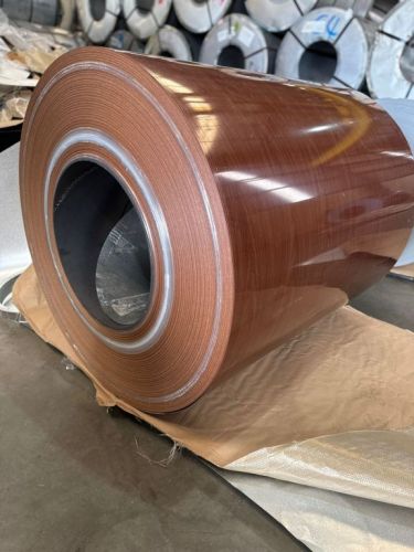 Bobina de aço com tonalidade madeira wood finish  778625