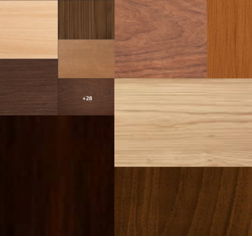 Bobina de aço com tonalidade madeira wood finish  778626