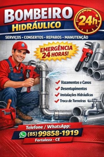 Bombeiro Hidráulico Consertos  Vazamentos 85 99858-1919   769702