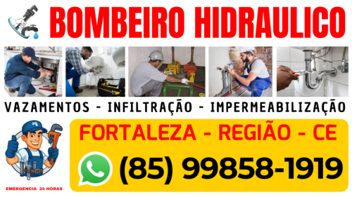 Bombeiro  Hidraulico  Vazamentos   24 Horas  85 99858-1919 763246