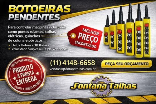 Botoeira Pendentes dupla ou simples velocidade  774445