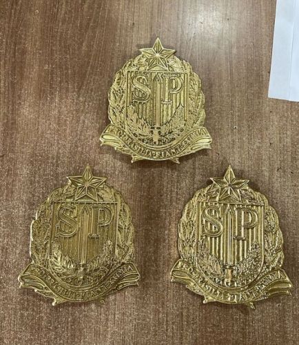 Brasão de bronze Estado de São Paulo  774494