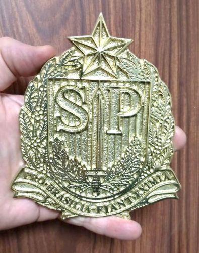 Brasão de bronze Estado de São Paulo  774496