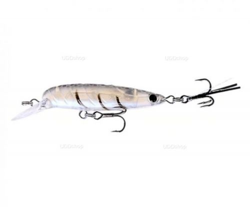 Isca Artificial Tipo Camarão Doido para Pesca 45mm 3g Branca Semi-transparente C127 579677