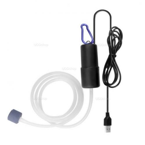Oxigenador Bomba de AR Oxigênio Usb Portátil. Ideal para Aquário pequeno ou manter Iscas Viva. Peixe ou Camarão. 599925