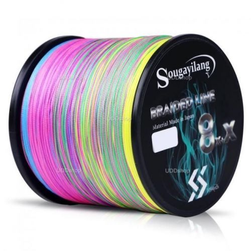 Linha de Pesca Multi-Filamento X9 Sougayilang 300 metros 0,34mm 75Lbs 9 Fios 34Kg Multi-Cor 599924