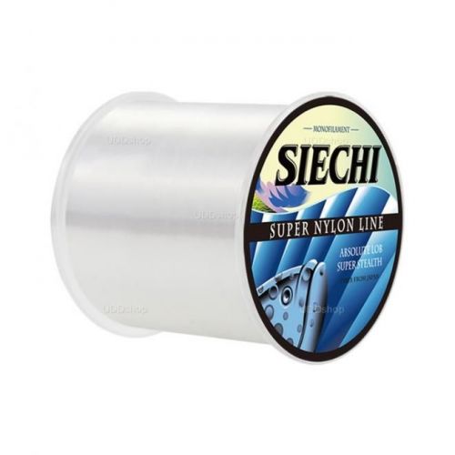 Linha de Pesca Nylon Mono-Filamento SIECHI Absolute 500 metros 0,50mm 26.6Lbs 12kg cor Transparente 607000