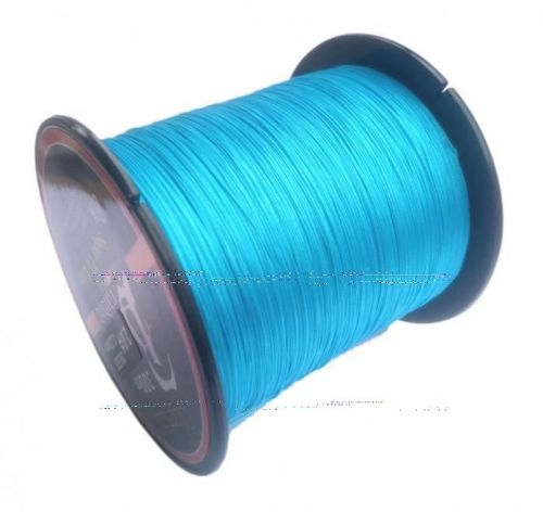 Linha de Pesca Multi-Filamento X8 ANGRYFISH 300 metros 0,28mm 40Lbs 8 Fios 18,4Kg cor Azul Florescente V2 616275