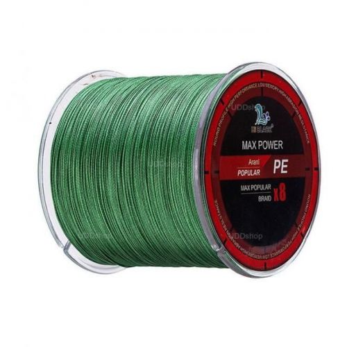 Linha de Pesca Multi-Filamento X8 Hi Black 300 metros 0,30mm 40Lbs 8 Fios 18Kg cor Verde 629285