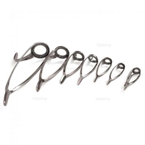 Kit com 7 peças Guia Passador Ponteira Completo para Reparo Vara de Pesca Tipo Low Ride 9KM 671959