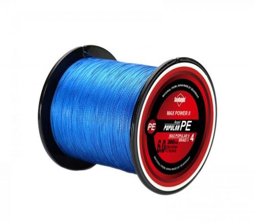 Linha de Pesca Multi-Filamento X4 Fios SeaKnight 300 metros 0,23mm 24Lbs 10Kg cor Azul 671927
