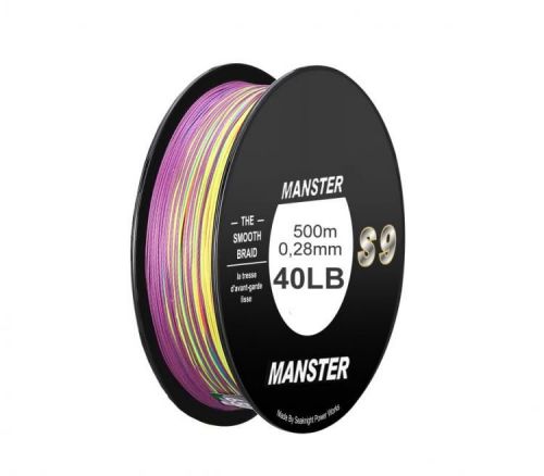 Linha de Pesca Multi-Filamento S9 Fios TopLine 500 metros 0,28mm 40Lbs 18Kg Multi-Cor 690989