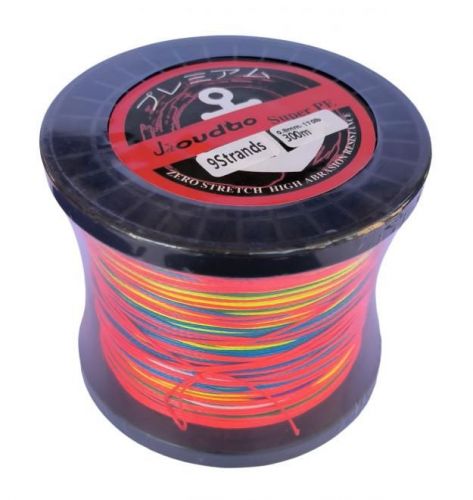 Linha de Pesca Multi-Filamento 9 Fios Jioudao 300 metros 0.8mm 170Lbs 75kg Multi-Cor 707638