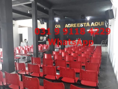 Cadeira Longarina 5 Lugares para Recepção - Frete Gratuito para Belo Horizonte Mg - Novas 756531