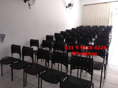 Cadeiras para Igreja e Loja Polipropileno - Frete Gratis Bh - Novas 755918