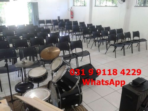 Cadeiras para Igreja e Loja Polipropileno - Frete Gratis Bh - Novas 755922