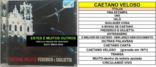  Caetano Veloso - 14 cds 677923