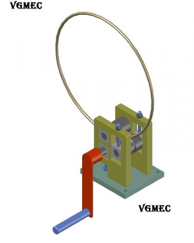 Calandra manual para perfis redondos trefilados 768831 Calandra manual para perfis redondos trefilados 768831