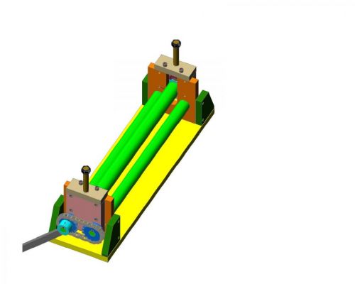 Calandra manual piramidal para chapas - Projeto 768911