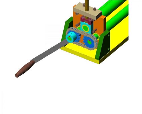 Calandra manual piramidal para chapas - Projeto 768913