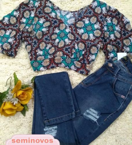 Calças Jeans de Brechó 1ª Linha 744823