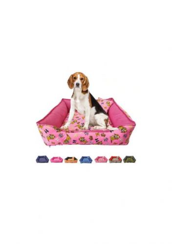 Cama Pet Cachorro Gato Quadrada Estampada - Cores Sortidas 759101