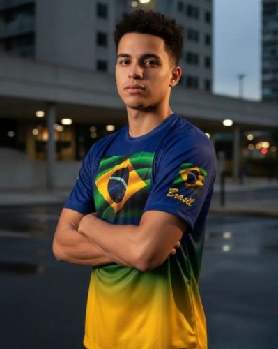 Camisa do Brasil em Poliéster Premium 782790