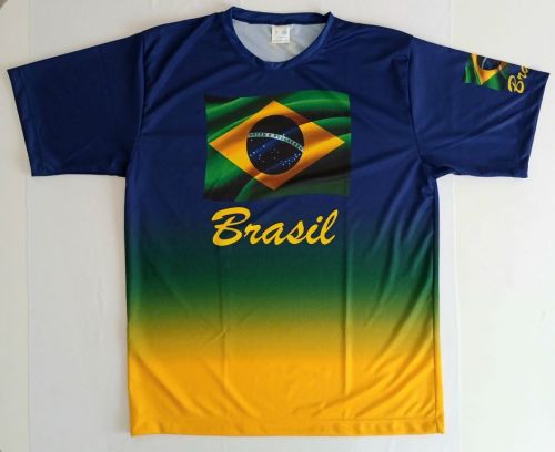 Camisa do Brasil em Poliéster Premium 782791