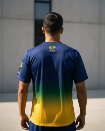 Camisa do Brasil em Poliéster Premium 782793