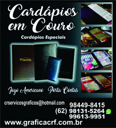 Cardapios  Em Couro  499648